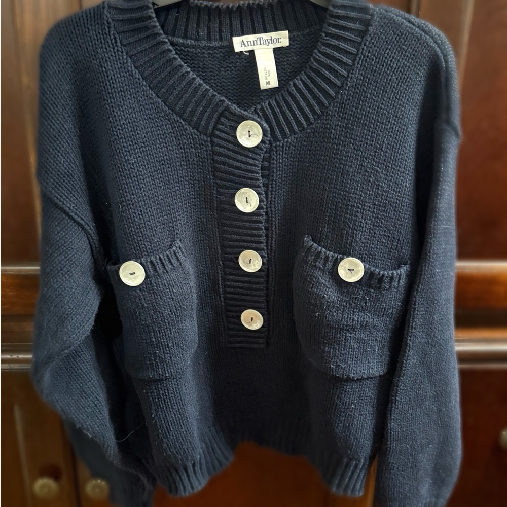 Vintage 90s Ann Taylor Button Sweater
